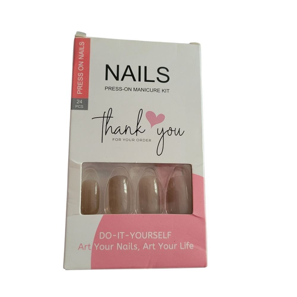 Press-On Manicure Kit - Nude